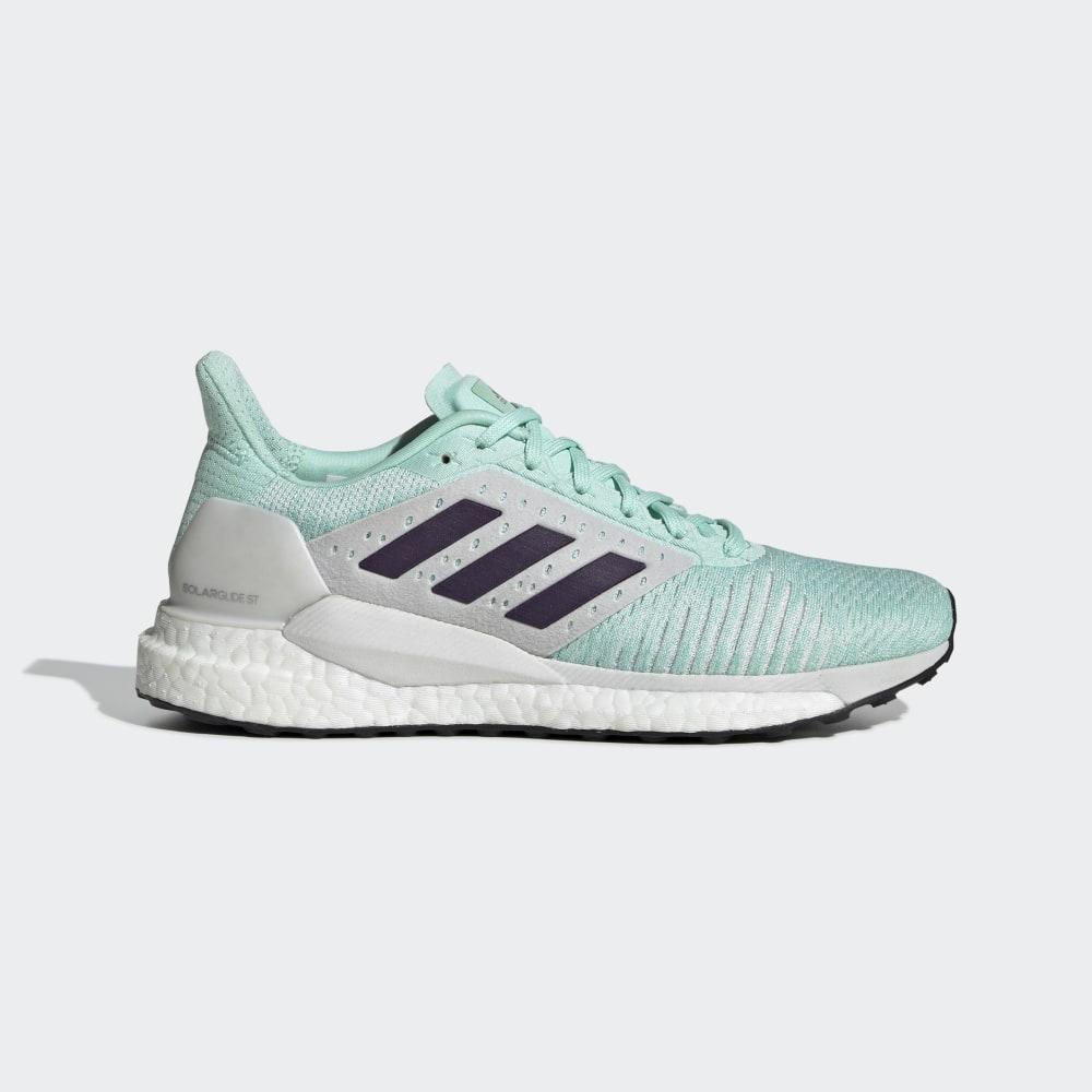 Adidasi Alergare Adidas Solar Glide ST Dama Romania - Verde Menta/Violet/Gri B96308